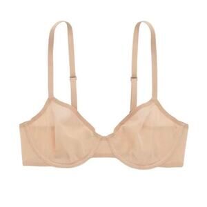 Smoothez by aerie The Balconette Mesh Bra - Nude 34B